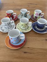 Esspresso-Sammlertassen Möbel Pfister 9 Stück