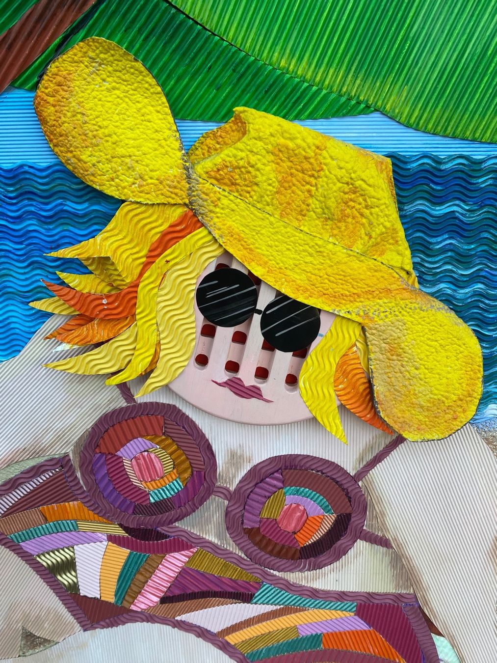 Gemälde: Bild aus gewelltem Karton 118x100cm – Gebraucht aus Embrach von bea_8424 1