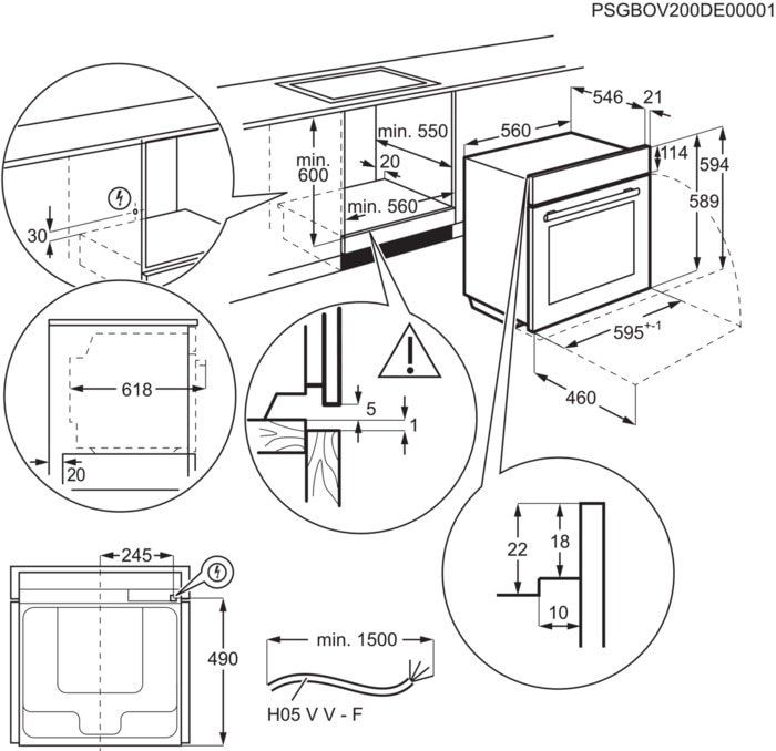 Electrolux Forni: EB6GL40SP Einbaubackofen – Nuovo (secondo la descrizione) da Wängi venduto da SPCSHOP 4