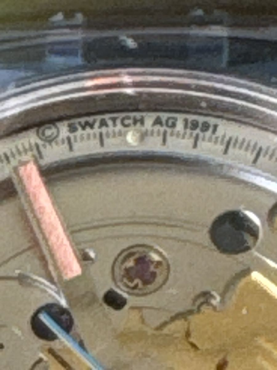 Swatch Orologi: Swatch Automatic 1991  SAN100  Blue Matic – Usato da Zürich venduto da Smarties13 3