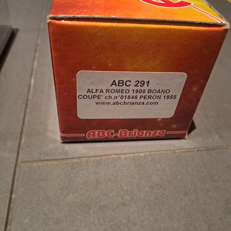 Alfa Romeo 1900 Boano Coupé - 1955, ABC-Brianzamodel 1:43 (Neu (gemäss ...