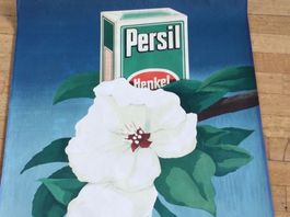 Persil Plakat original 1950 Schweden Werbung Kult J. Olsén