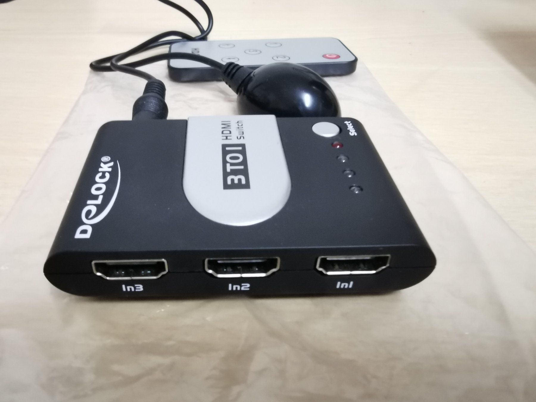 Interruttori: DeLock HDMI Switch - 3xHDMI Eingang – Nuovo (secondo la descrizione) da Detligen venduto da sonne078 1