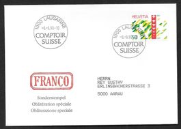 Sonderbrief S. 1034h Comptoir Suisse Lausanne 8.9.1990