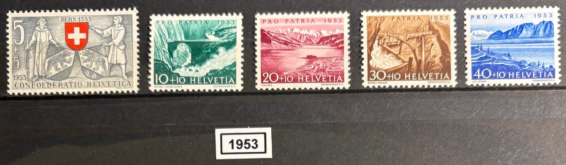 Tutti i francobolli: Timbres suisses 1953 Papillons – Usato da Lausanne venduto da Cabessa