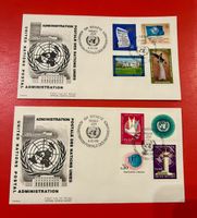 2 Fdc série ordinaire ONU