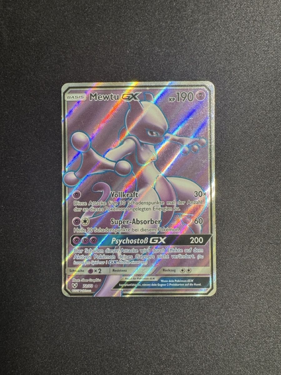 Pokémon Carte collezionabili: Mewtu GX DE - Excellent – Usato da Horgen venduto da ric_tz6s