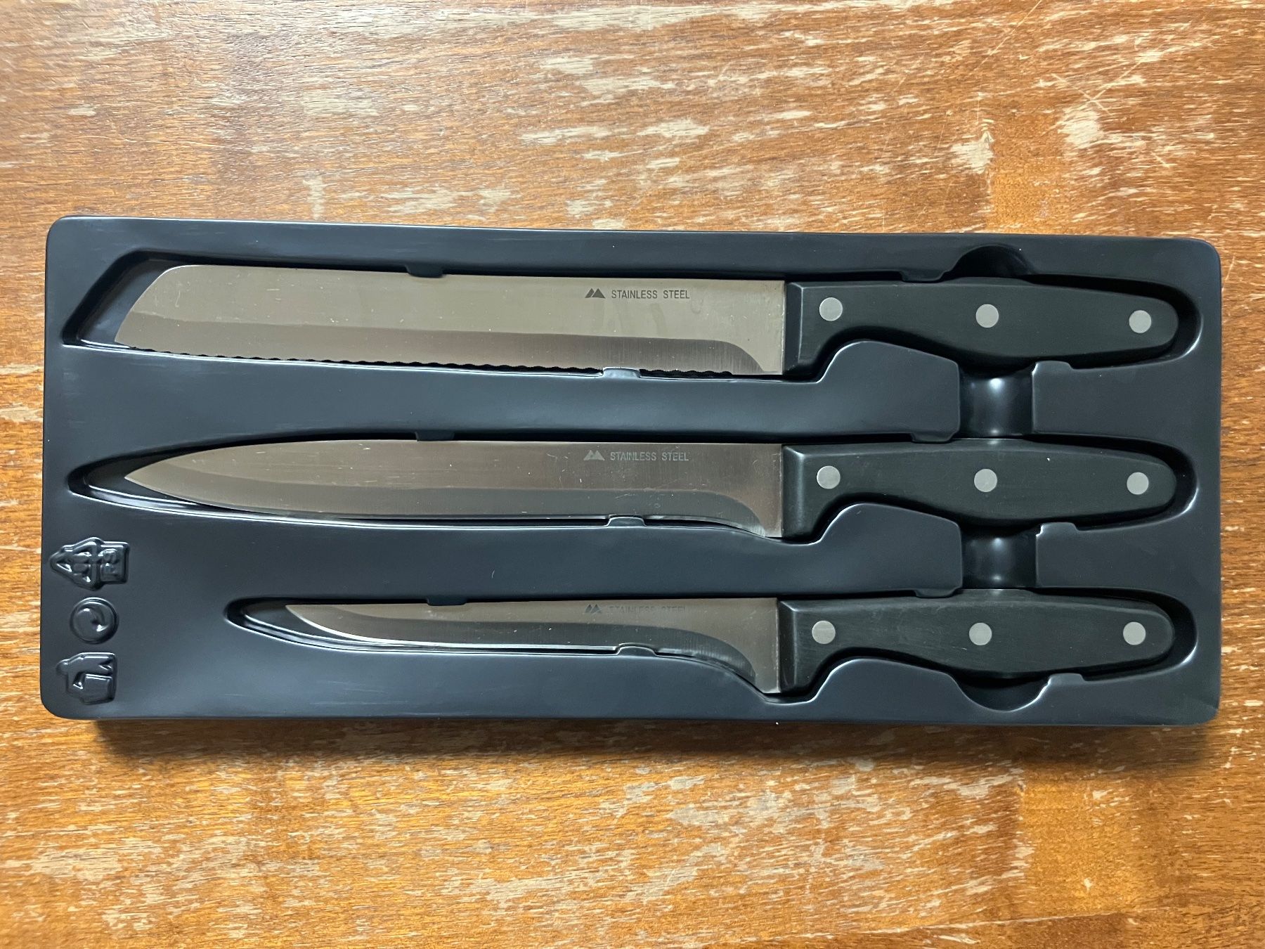 Coltelli: Messer SET aus Chromstahl – Nuovo (secondo la descrizione) da Oberuzwil venduto da Paga77 2