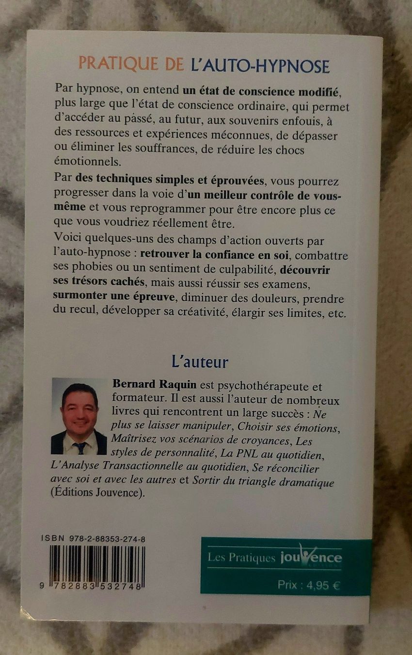 Libri: Pratique de l'auto-hypnose – Usato da Bassins venduto da Dyva80 1