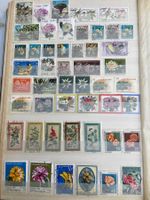 timbres floraux mondial 4 pages+