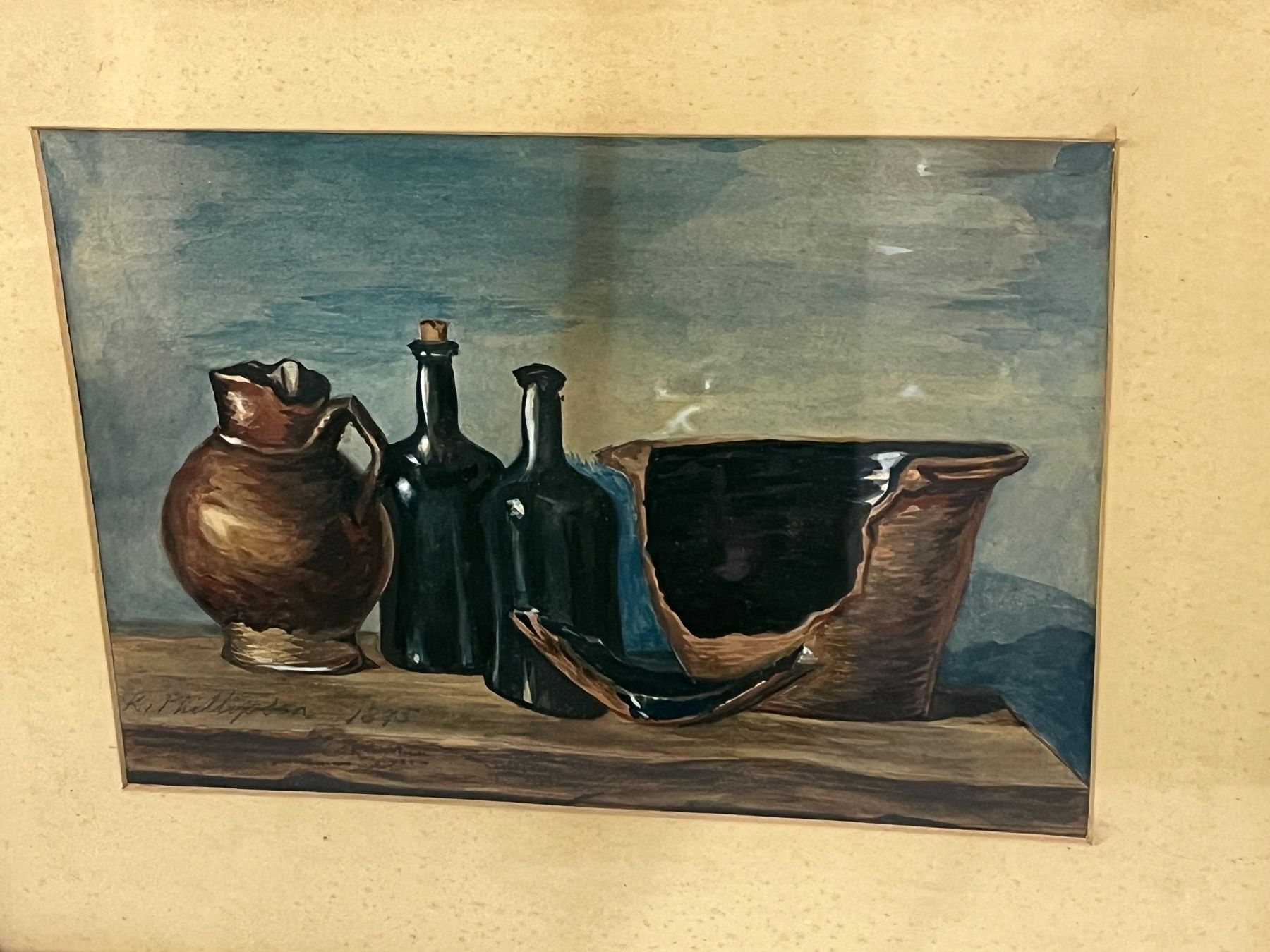 Dipinti: R. Phillipson 1895 Original Gemälde – Usato da Basel venduto da PAUL_ART 6