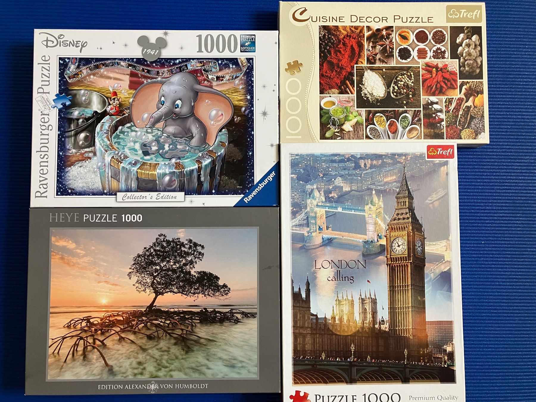 Puzzle: 4 Puzzle-Sammlung 1000 Teile – Usato da Rüti ZH venduto da Ochello