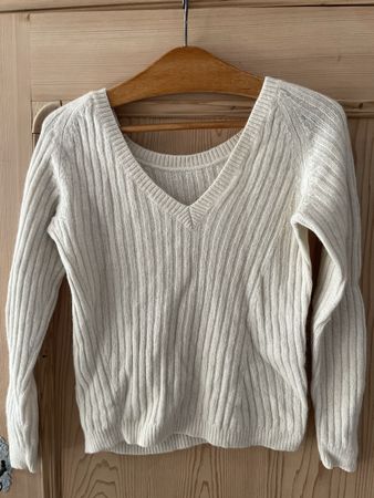 Comptoir des Cotonniers Pullover Natur weiss Grösse XS