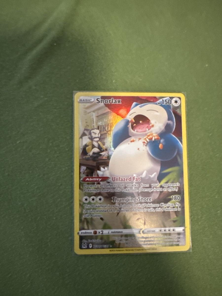 Pokémon Carte collezionabili: Snorlax – Nuovo (secondo la descrizione) da Gommiswald venduto da kri_6mbb