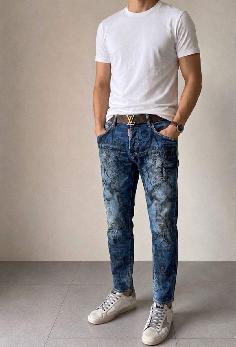 Dsquared2 Jeans: Dsquared2 Tatoo jeans uomo 52 – Usato da Mendrisio venduto da fly_9wzx 1