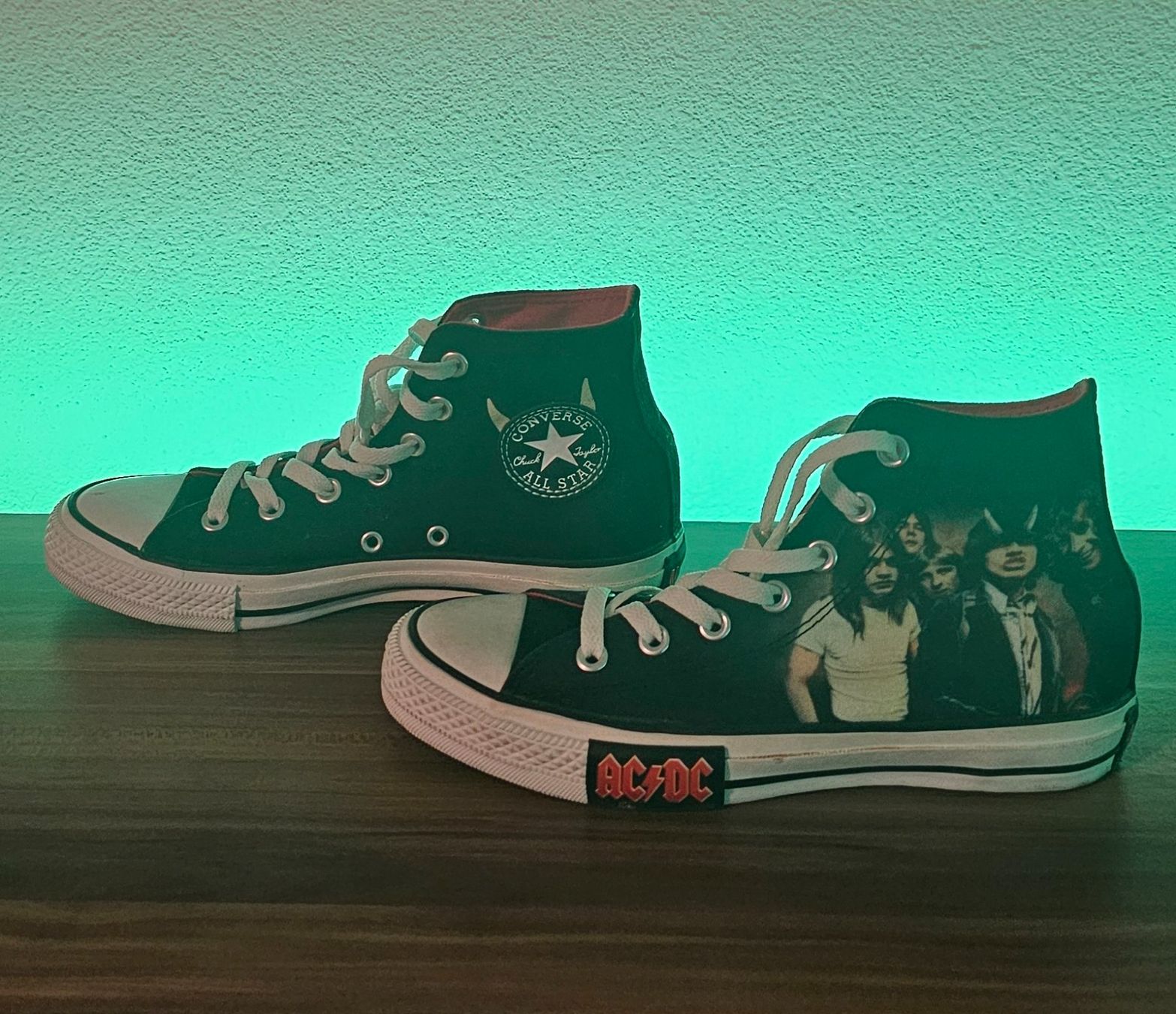 Converse Scarpe da uomo: AC/DC - Converse Schuhe Highway to Hell 🤘 – Usato da Staffelbach venduto da Ddado01 4