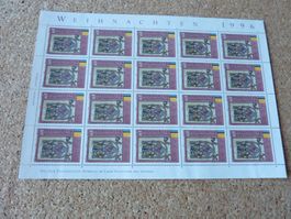 Liechtenstein postfrisch  Bogen mit 20 Marken Frankaturgülti