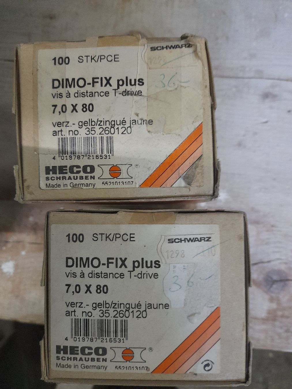 Ferramenta: 7.0x80 Bohrschrauben – Nuovo e nell'imballaggio originale da Stetten AG venduto da TheKu8248