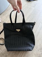 Maison Mollerus Kleiner Shopper schwarz / gold