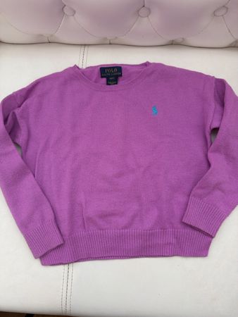 Polo Ralph Lauren Pullover lila Grösse 4/4T gebraucht