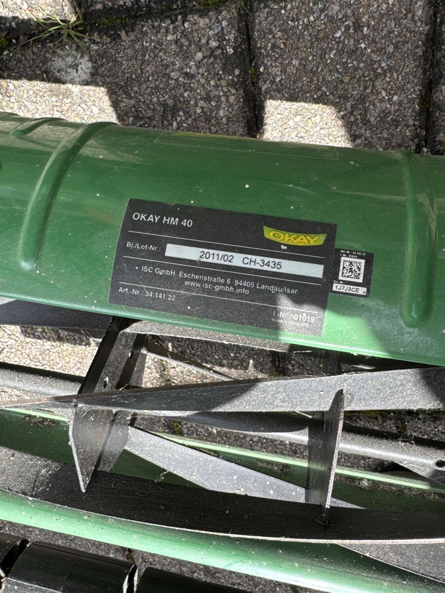 Rasenmäher: Rasenmäher Okay HM 40 – Gebraucht aus Eschlikon TG von  1