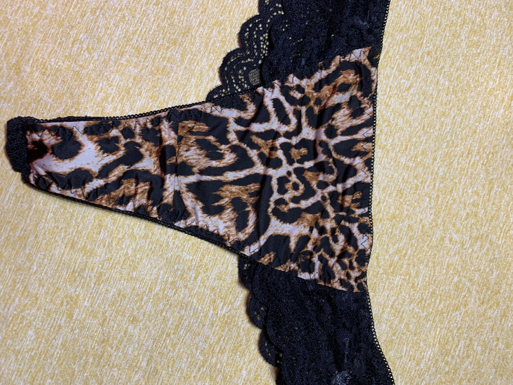 Altra biancheria intima: Tanga leopardata con Pizzo-tgS/M-chic e sexy – Nuovo (secondo la descrizione) da Locarno venduto da Fixed8 4