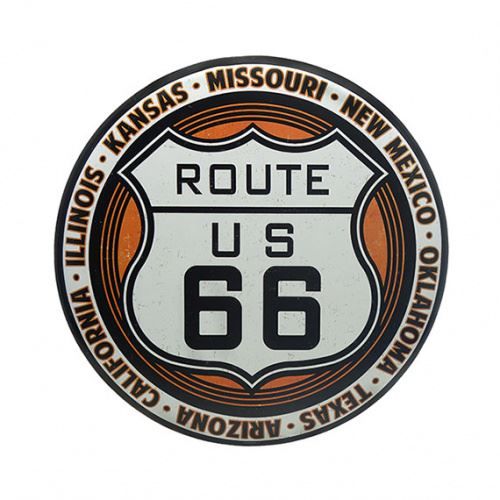 Sonstiges zum Sammeln & Seltenes: Route 66 Blechschild – Neu (gemäss Beschreibung) aus Schalunen von schwabspielautomaten