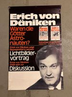 Erich von Däniken Lichtbildervortrag 1971 Poster Plakat