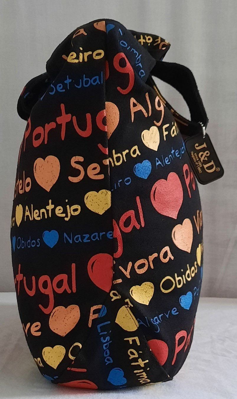 Borse da donna: DJ Souvenir Bunte Umhängetasche Mit Text – Nuovo (secondo la descrizione) da Seuzach venduto da VT-Collections2 2