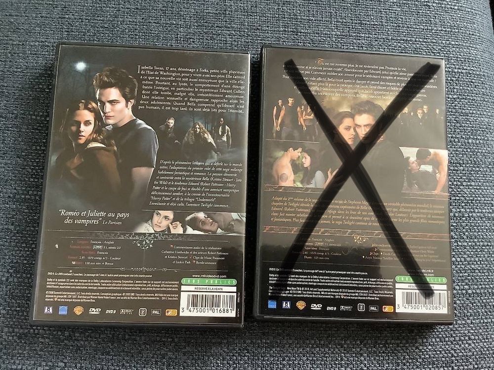 Alle DVDs: DVD Twilight chapitre 1 Fascination – Gebraucht aus Icogne von luna.16 1