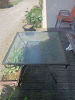 Glastisch für Garten oder Balkon