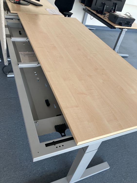 Denz D1 Sitz-Stehtisch / height-adjustable table (Gebraucht) in Basel ...