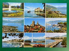 Lac Léman - Genfersee - 9 Ansichten