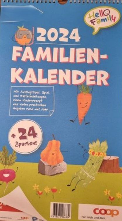 Familienkalender 2024 Mit Bons Coop | Kaufen Auf Ricardo