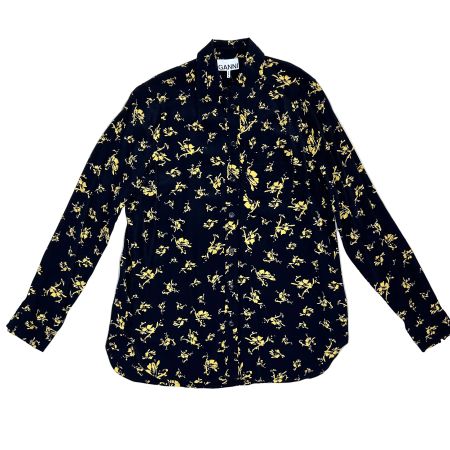 GANNI Blouse with Floral Print