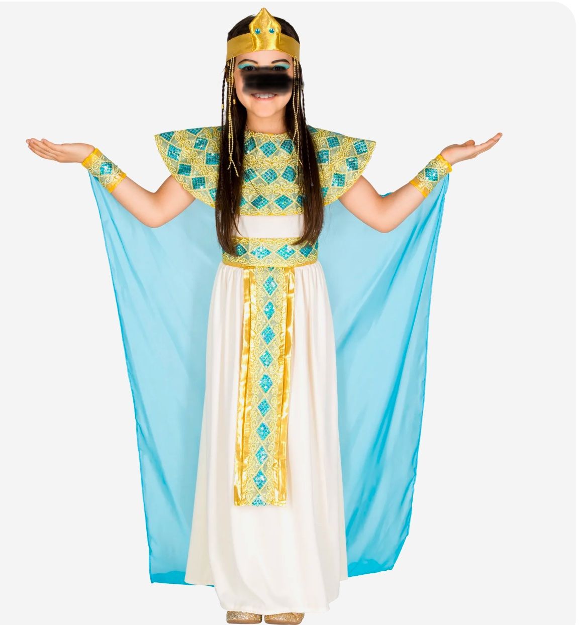 Costumi: Mädchenkostüm Cleopatra Grösse 116 – Nuovo (secondo la descrizione) da Necker venduto da liq24