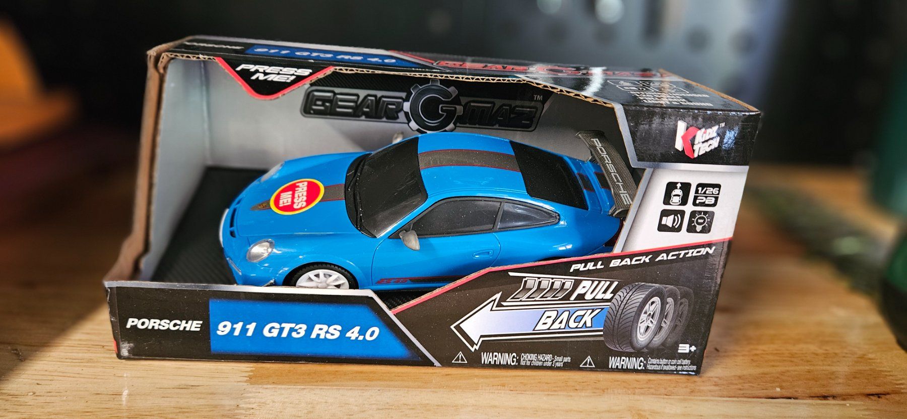 Lamborghini Modellini d'auto: Pullback Car Porsche Blau – Nuovo e nell'imballaggio originale da Rohrbach venduto da Emiflo