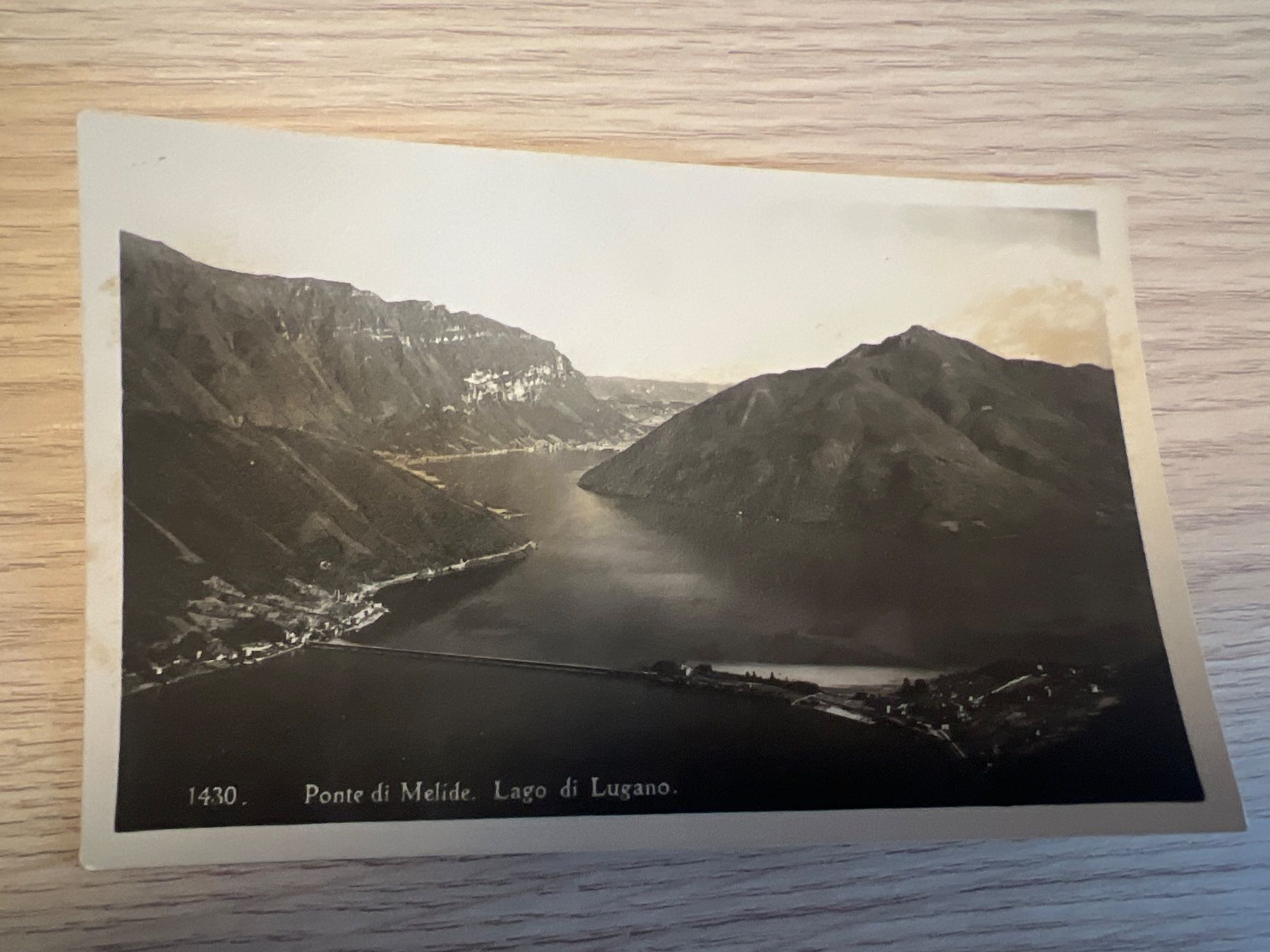Cartoline postali: Ponte Melide Lago Lugano – Usato da Prosito venduto da Danielehh