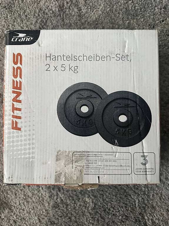 Hanteln & Gewichte: Crane - Hantelscheiben Set 2x 5kg – Gebraucht aus Wangen SZ von Jaay_Sky