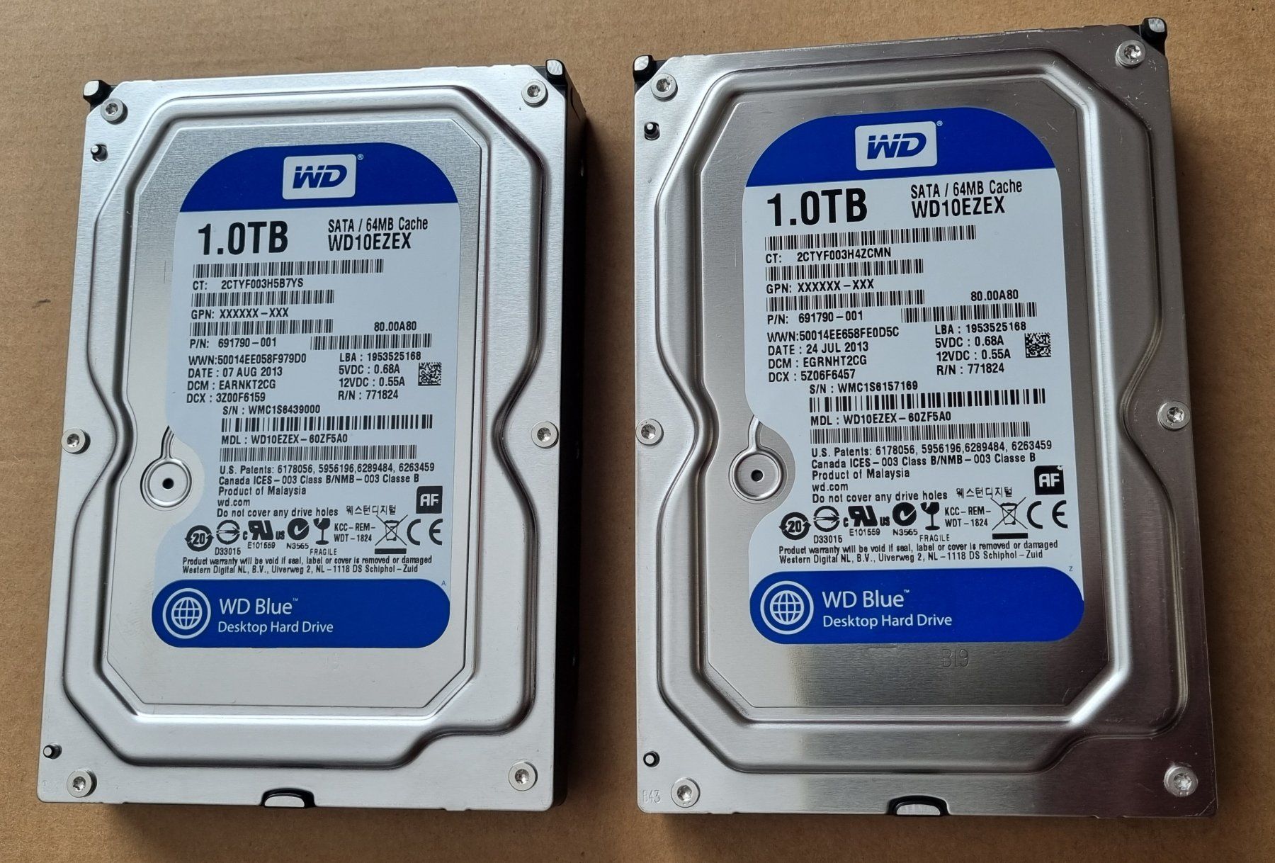 Western Digital Harddisks: Western Digital 3,5 Zoll SATA HDD 1TB, Neuwertig – Neu (gemäss Beschreibung) aus Rombach von Mercurius_02