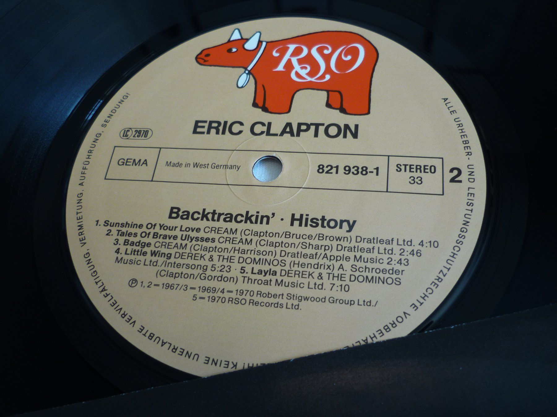 Schallplatten: 12" Vinyl - Eric Clapton - Backtracking – Gebraucht aus Beringen von zzRegal 5