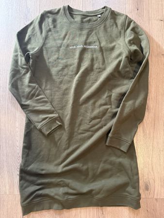 Sweatshirt Kleid Love Your Neighbour oliv Grösse M