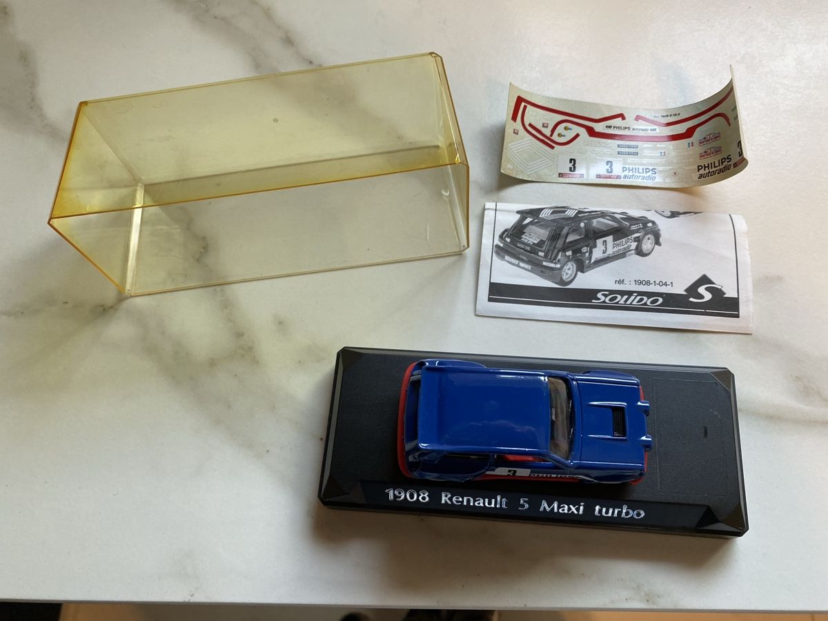 Renault Modellautos: Renault 5 Maxi turbo von Solido – Neu (gemäss Beschreibung) aus Zürich von DidierTG 2