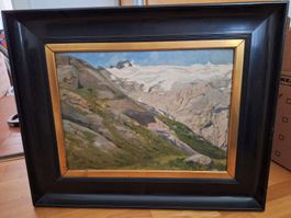 Rüdisühli, Paul Eduard (1873-1939), Original Gemälde 77x65