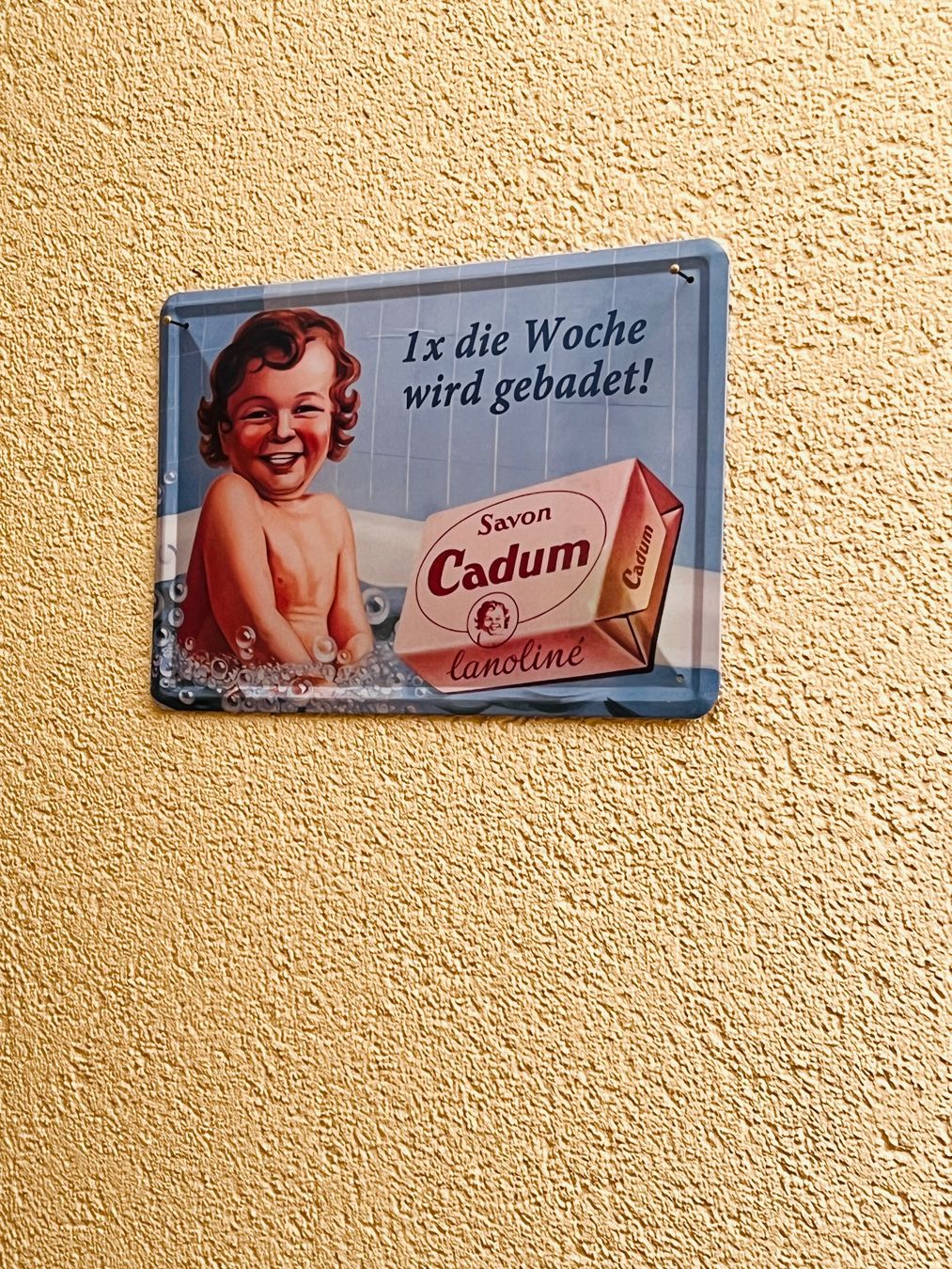 Ecriteaux: Blechschild Tafel Bild altes Metallbild – D'occasion à Wil par fuschti01 3