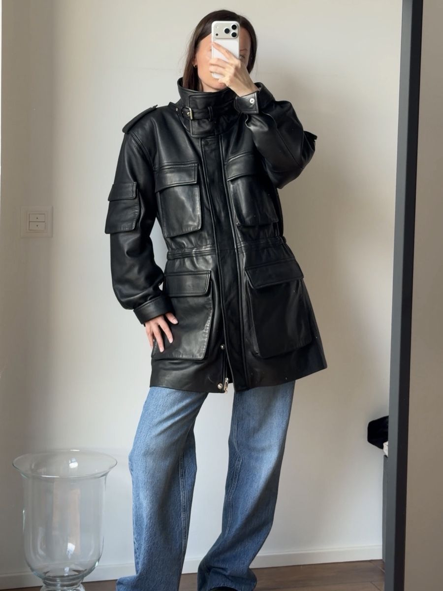 Vestes: Gestuz leather jacket  – Neuf (Voir description) à Paradiso par viorea 7