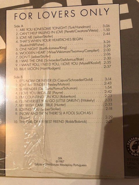 Dischi in vinile: Elvis Presley – Nuovo e nell'imballaggio originale da Aarwangen venduto da Jukebox3 3