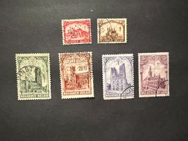 Belgien 1928 Mi 267-72 gest.  (2502)