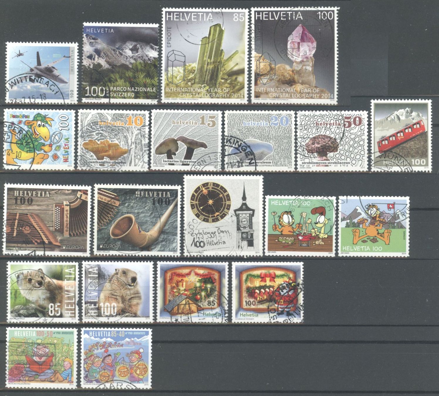 Tutti i francobolli: 2014, Restlot, gestempelt – Usato da Willisau venduto da Vollstempel