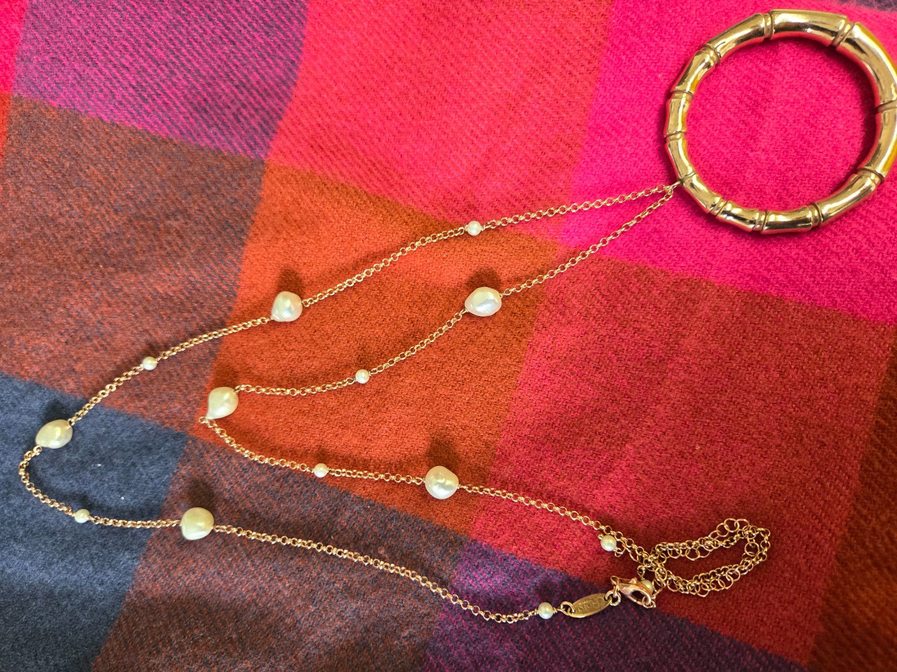 Catenine: Elegante Langkette rosévergoldet – Usato da Alpnach Dorf venduto da ste_t7mn 2